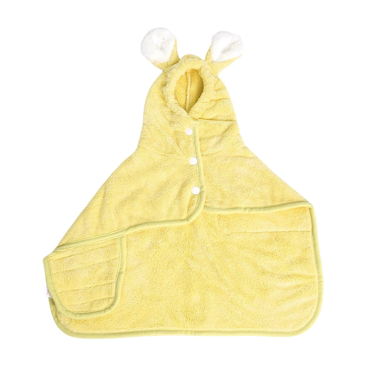 LGCASL 2026 New Puppy Bathrobe with Hood, Dog Bathrobe Absorbent Towel for Small Dogs Fast Drying Dog Robe Coat with Hood Puppy Towel Wrap Pet Grooming After Shower (Blue, Xs) S Yellow