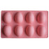 LGCASL Silicone Egg Shaped Molds, Egg Shaped Silicone Molds for Baking Easter Egg Shaped Silicone Baking Grade Non Stick Egg Shaped Easter Homemade Baking Tools Beige Pink