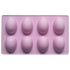 LGCASL Silicone Egg Shaped Molds, Egg Shaped Silicone Molds for Baking Easter Egg Shaped Silicone Baking Grade Non Stick Egg Shaped Easter Homemade Baking Tools Purple