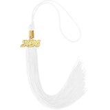 LGCASL 2026 Tassel Graduation, White Graduation Tassel, Tassel Charms for Graduations Cap Decorations, Tassels Memorial Grad Cords Class of 2026 High School Graduate Hat Ceremonies Accessories 1pc 2026 Graduation Season Hat Tassel Pendant Blue-white