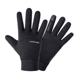 XINYUAN Kids Waterproof Thermal Football Gloves with Grip for Outfield Players black