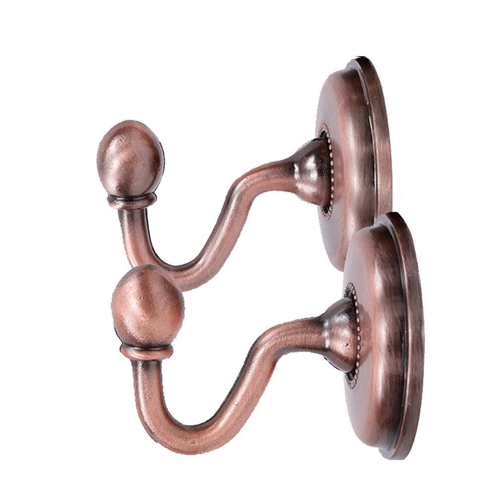 WQQZJJ Organization And Storage 2x Metal Curtain Holdback Wall Tie Back Hooks Hanger Holder Window Curtain Hooks On Clearance Rose Gold