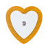 Eguiwyn Night light Heart Shape Plug-in Intelligent Light Sensor Control LED Night Light Lamp For Bedroom Hallway Night Lights White Yellow