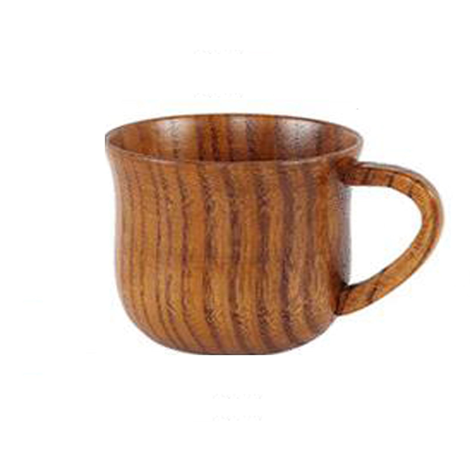 JWDX Glass and Bottle Clearance! Solid Wood Retro Wooden Coffee Cup Restaurant Insulation Wooden Cup Tea Cup Jujube Wooden Cup, Kitchen Cups Promotion Include 1 Pc Cup I