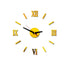 Clearance! JWDX Alarm Clock Clearance 3D Diy Roman Numbers Acrylic Mirror Wall Sticker Clock Home Decor Mural Decals Gold Red,black,Gold,Silver