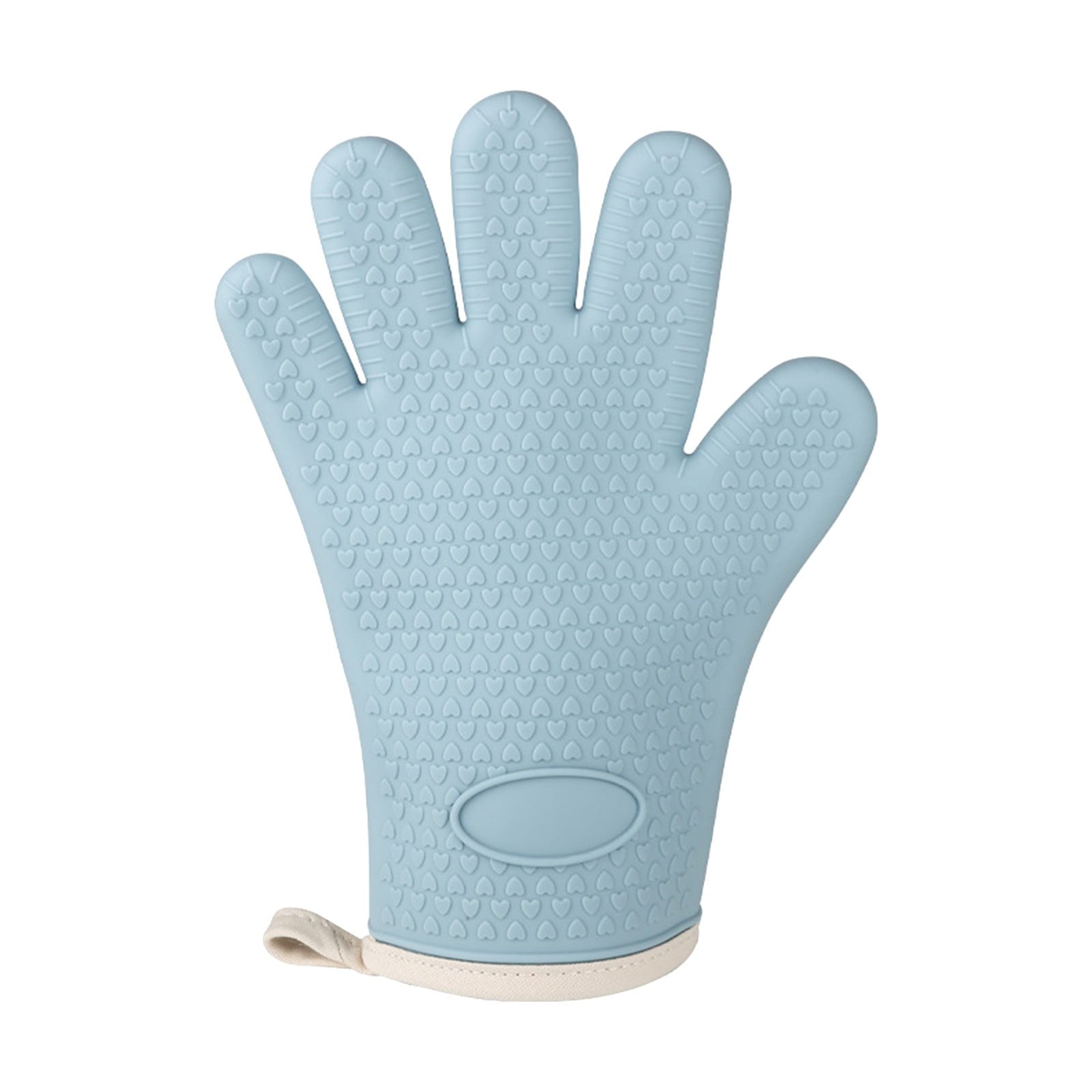 JWDX Oven Mitts, Oven Mitts and Pot Holders Sets Clearance, Heat Insulating Gloves Heat Resistants Gloves Silica Gel Kitchen Heat Insulation Oven Gloves Baking High Temperature Resistants Blue 01-Blue