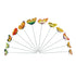 JWDX Decorate, Vase Decoration Clearance, 12Pcs Butterfly Stakes Outdoor Yard Planter Flower Pot Bed Garden Decor Yard Art Red Yellow