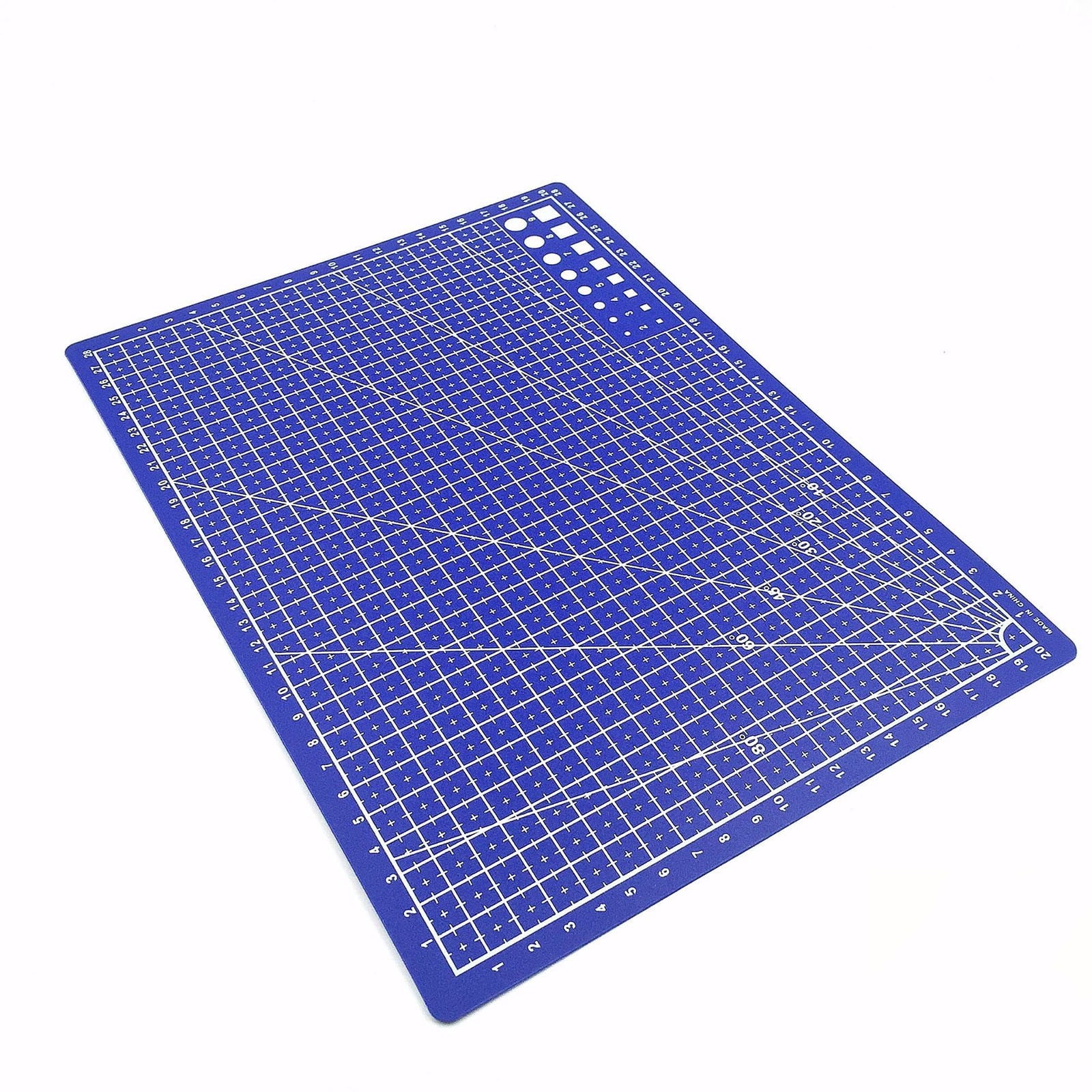 Clearance! Ttybhh Office and Craft and Stationery, A5 Art Self Healing PVC Cutting Mat Double Sided Gridded Rotary for Craft Fabric Blue