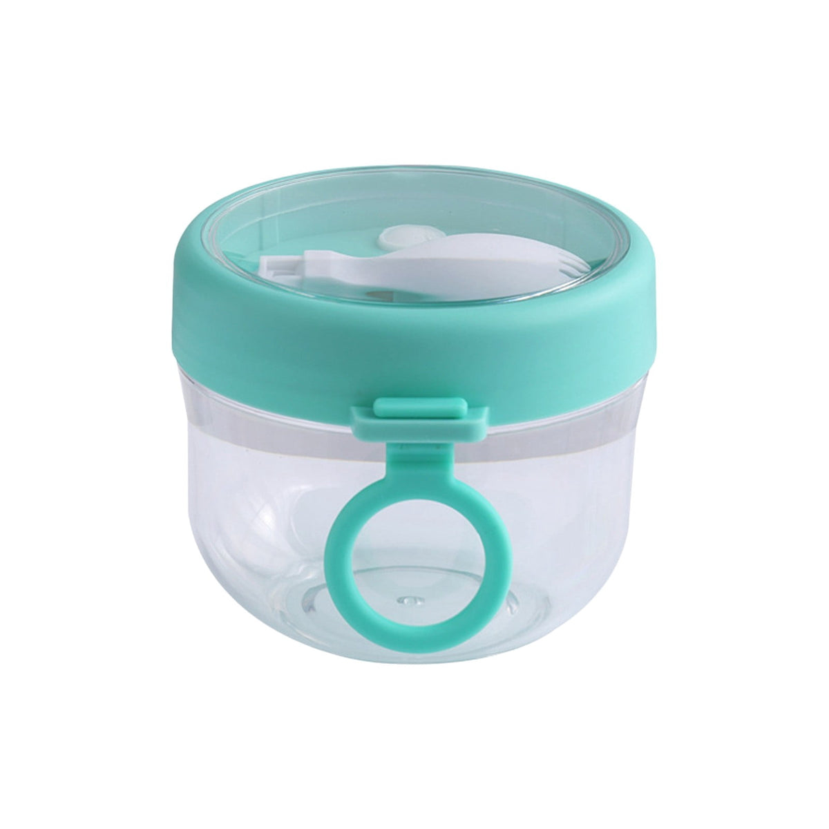JWDX Kitchen, Kitchen Tools Clearance, Overnight Oats Jars Cereal Milk Container Leak Proof Oatmeal Jars Yogurt Containers with Lids Oatmeal to Go Container Pink Mint Green