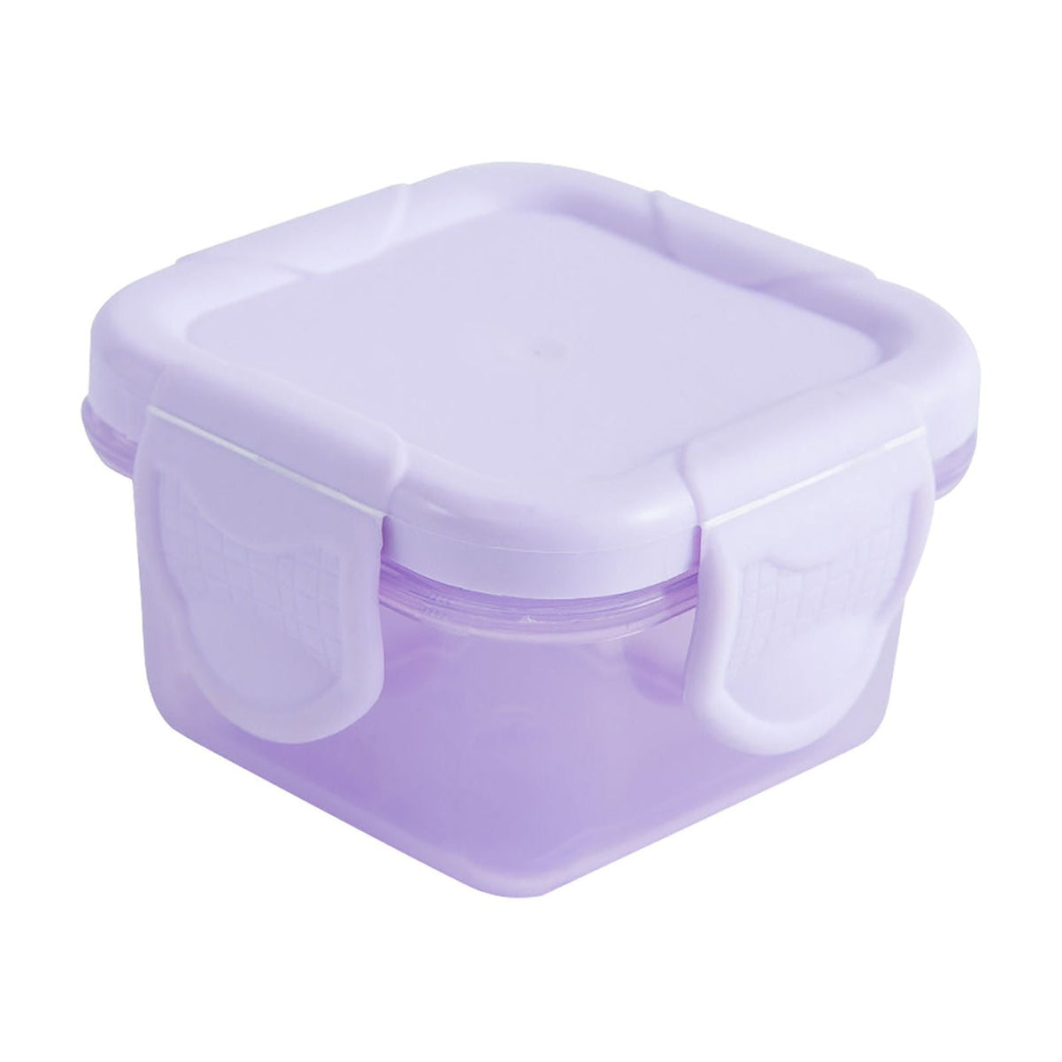 JWDX Kitchen, Kitchen Tools Clearance, Mini Plastic Food Storage Containers with Lids, Small Airtight Containers, Square School Lunch Containers for Children, Leftover Food Containers Purple