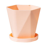 JWDX Flower Pots Clearance, Gardening Suppliesbalcony Household Plastic Flower Pot Resin Nordic Thicken Large Flower Pot, Suitable for Indoor and Outdoor Green Plant Planting White Z1-Pink