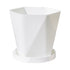JWDX Flower Pots Clearance, Gardening Suppliesbalcony Household Plastic Flower Pot Resin Nordic Thicken Large Flower Pot, Suitable for Indoor and Outdoor Green Plant Planting White Z1-White