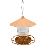JWDX BigBird Outdoor Hanging Wild Bird Feeder, Plastic, Brown Z2-Brown