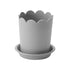 Jwdx Flower Pots Clearance, Garden Supplies Promotion! Plastic Plant Pots for Plants With Saucers Indoor Set of 1 Plastic Planters Modern Flower Pot With Hole for All House Plants Herbs Flowers Or4 Z5-GY2
