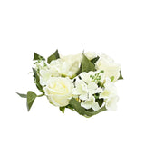 Clearance! JWDX Simulated Pendant, Artificial Flowers Promotion, Simulation Rose Wreath 20Cm Candlestick Wreath Christmas Decoration Window Prop Table Wedding Decoration Flowers E A