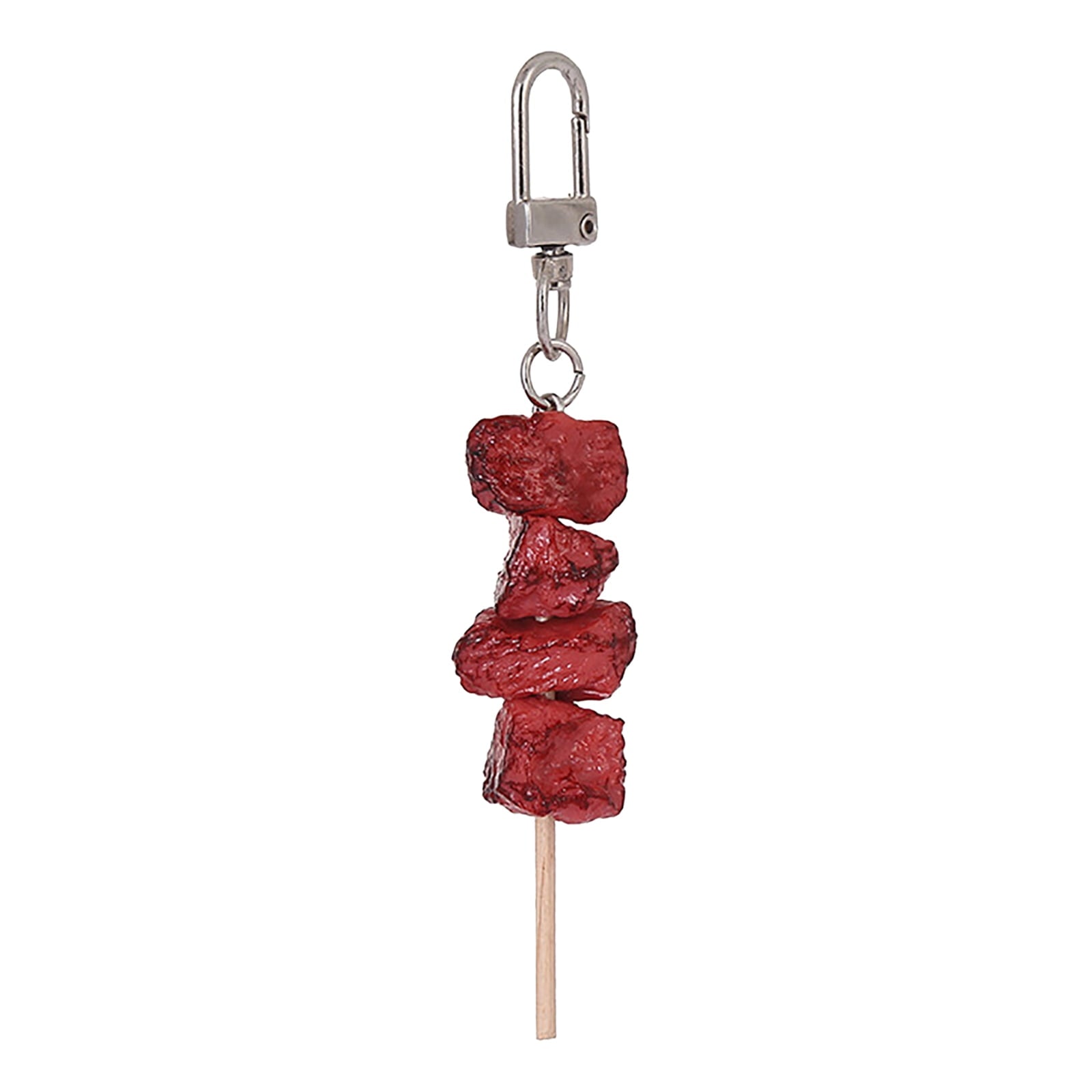 Clearance! JWDX Pendant, Hangs Promotion, Meat Skewer Keychain Meat Skewer Photography Props Fun Food and Play Ornaments AA