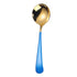 JWDX Tableware Clearance! 6.2 Inch Length Stainless Steel Spoons Portable Handle Soup Spoons E