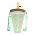 JWDX Glass and Bottle Clearance! Cute Watermelon Straw Water Bottle Ice Cream Popsicle Cup with Shoulder Strap, Kitchen Cups Promotion Include 1Pc Ice Cream Cup Green