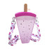 JWDX Glass and Bottle Clearance! Cute Watermelon Straw Water Bottle Ice Cream Popsicle Cup with Shoulder Strap, Kitchen Cups Promotion Include 1Pc Ice Cream Cup Purple