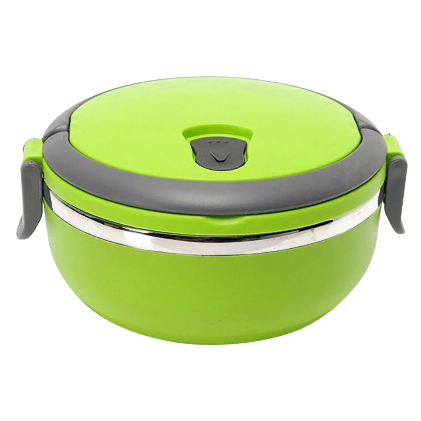 JWDX Storage Containers Clearance! Stainless Steel Round 1 Layer Insulated Food Thermal Containers Lunch Box Case, Storage Container Promotion Include 1Pc Round Lunch Box Green