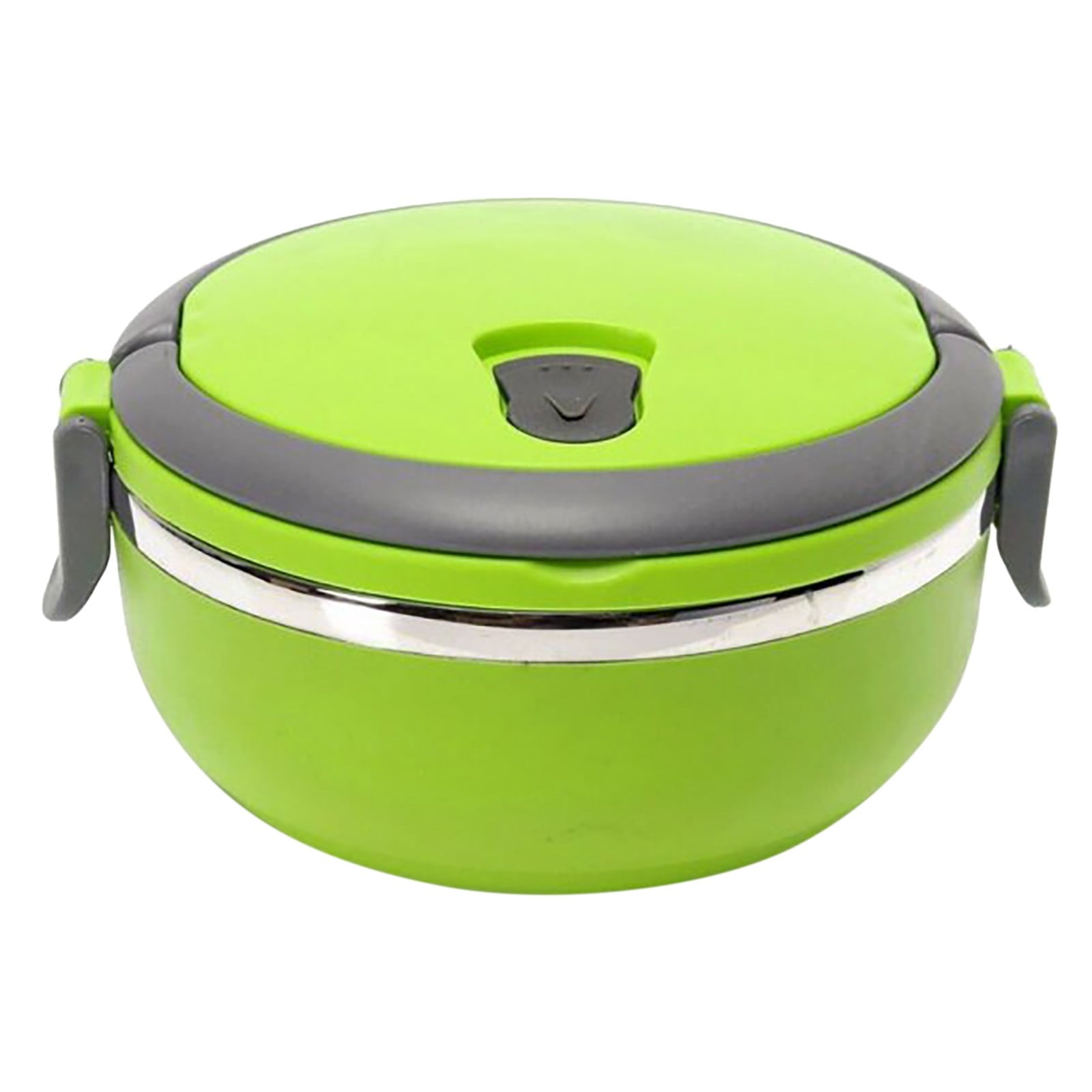 JWDX Storage Containers Clearance! Stainless Steel Round 1 Layer Insulated Food Thermal Containers Lunch Box Case, Storage Container Promotion Include 1Pc Round Lunch Box Green