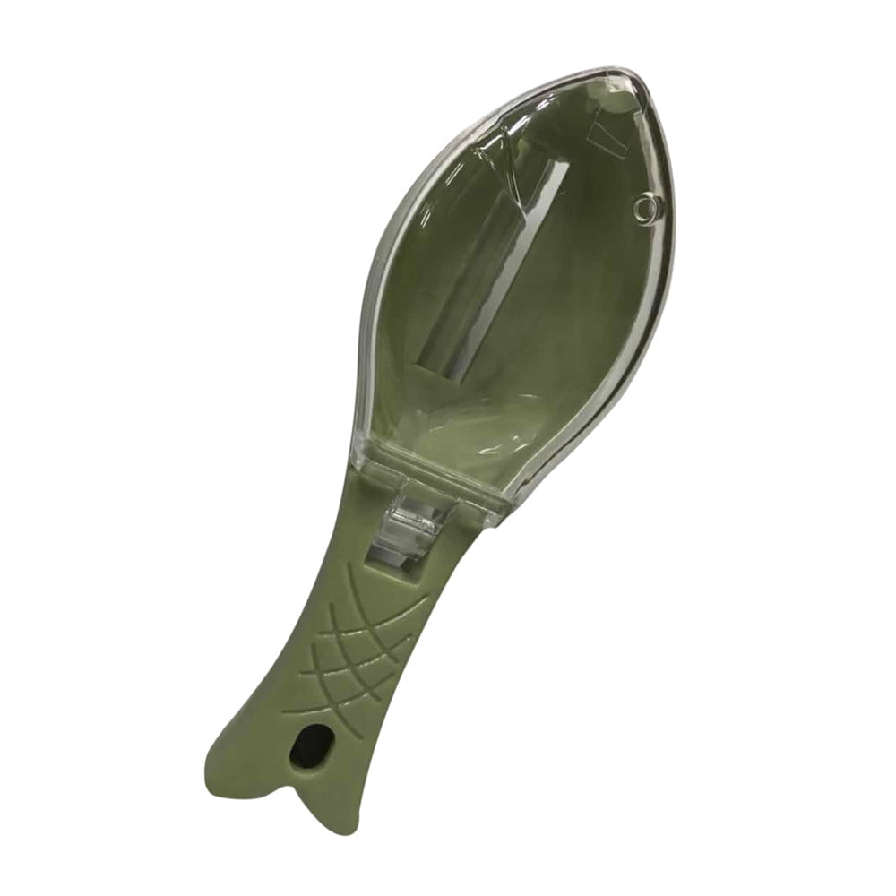 JWDX Peeler Clearance! New Practical Fish Scale Remover Scaler Scraper Cleaner Kitchen Tool Peeler , Kitchen Peeler Promotion Include A Fish Scaler Green