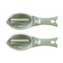 JWDX Scale Scraper, Peeler Clearance! Household Kitchen Tools Fishs Scale Scraper Remover with Lid White Green
