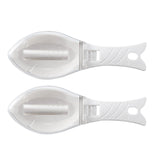 JWDX Scale Scraper, Peeler Clearance! Household Kitchen Tools Fishs Scale Scraper Remover with Lid White