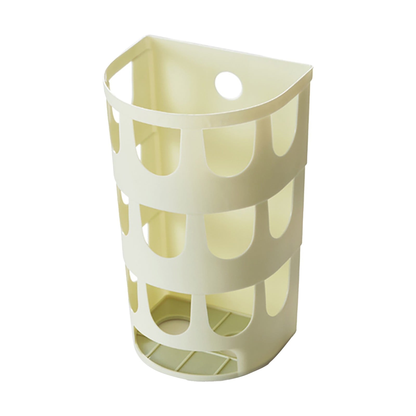 JWDX Rack Clearance! Wall Mounted Garbage Bags Tray Storage Box Multipurpose Plastic Bags Holder Rack Kitchen Tableware Sundries Organizer, Wire Shelving Promotion Include 1Pc Storage Rack Green