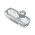 JWDX Drain Rack Clearance! Sink Sponge Rack Stand Kitchen Faucet Storage Rack Sponge and Towel Rack Drain Basket Home Kitchen Cleaning Tools, Include 1X Drain Storage Basket Grey