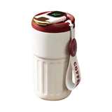 JWDX Glass and Bottle Clearance! Coffee Thermoes with Temperature Display 316 Stainless Steel Inner Liner with Pp Lid and Silicone Seal Secure and Leak Proof Lid That Preventes Spills Or Leaks EA