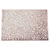 JWDX Placemat Clearance! Rectangular Flower Pvc Placemat Home Daily Table Decoration Pvc Hot Gold Placemat, Kitchen Mat Promotion Include 6*Placemat Rose Gold