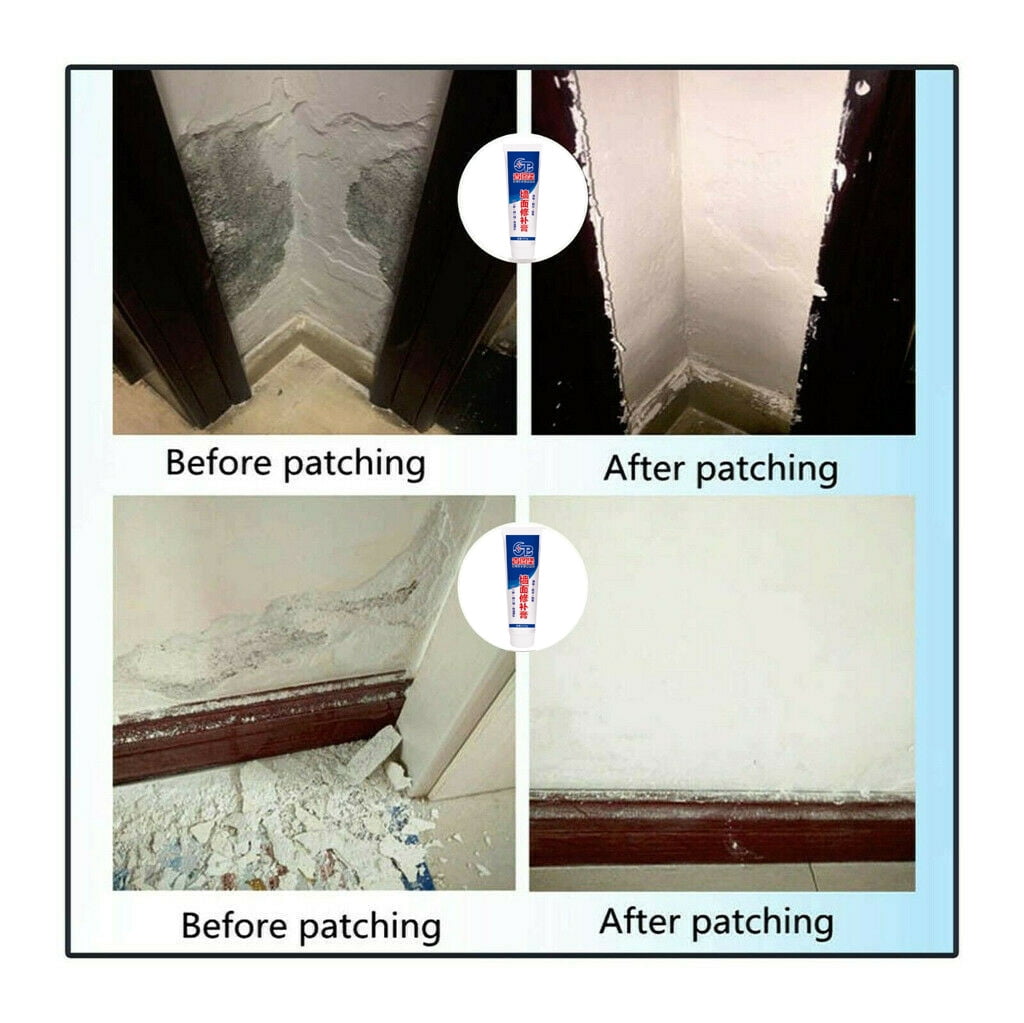 JWDX Cleaning Brush Clearance! White Latex Paint Wall Wall Cracks Ointment, Cleaning Brush Promotion Include 1X Wall Repair Paste 1X Scraper White