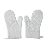 JWDX Oven Mitts Clearance! Premium Silicone Slip Oven Set Soft Flexible Oven Gloves Heat Kitchen Cooking Mitts Hands From Hot Surfaces Cookie Sheets Pair Set of 2, Include 1 Pair of Gloves Grey