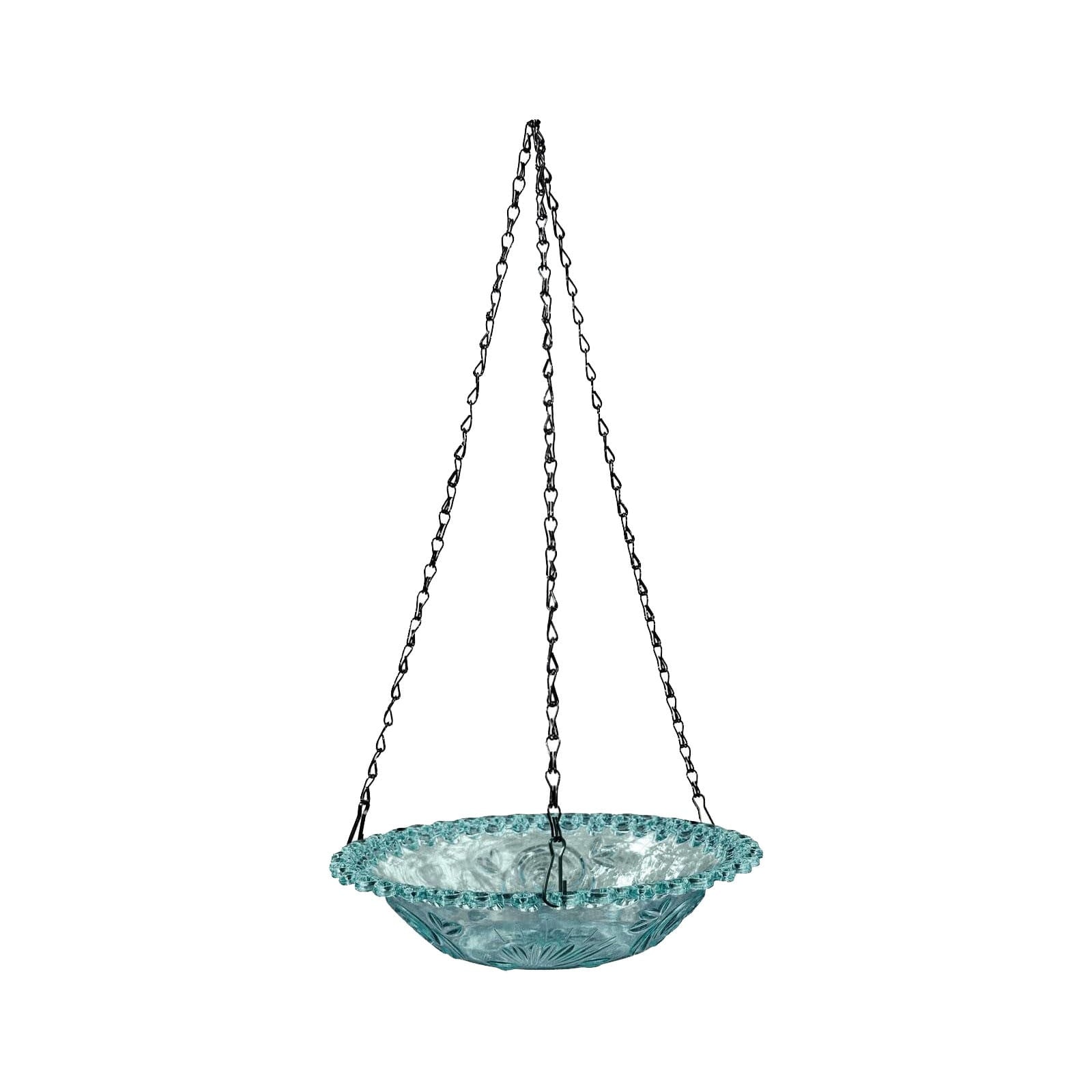 JWDX Bird Feeders for Outdoors Clearance! Hanging Bird Bath Plastic Bird Bath Plate Hanging Tray for Outdoors Hanging Bird Water or Bird Seed Hanging Bird Feeder for Outdoors Bird Bath Bowl S4-Blue