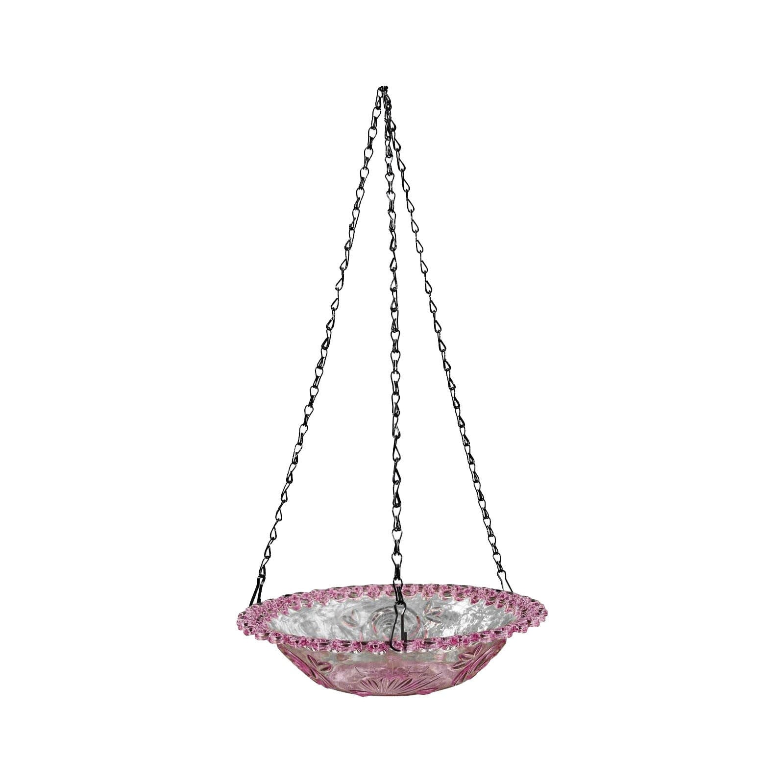 JWDX Bird Feeders for Outdoors Clearance! Hanging Bird Bath Plastic Bird Bath Plate Hanging Tray for Outdoors Hanging Bird Water or Bird Seed Hanging Bird Feeder for Outdoors Bird Bath Bowl S4-Purple