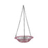 JWDX Bird Feeders for Outdoors Clearance! Hanging Bird Bath Plastic Bird Bath Plate Hanging Tray for Outdoors Hanging Bird Water or Bird Seed Hanging Bird Feeder for Outdoors Bird Bath Bowl S4-Purple