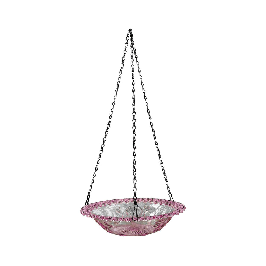 JWDX Bird Feeders for Outdoors Clearance! Hanging Bird Bath Plastic Bird Bath Plate Hanging Tray for Outdoors Hanging Bird Water or Bird Seed Hanging Bird Feeder for Outdoors Bird Bath Bowl S4-Purple