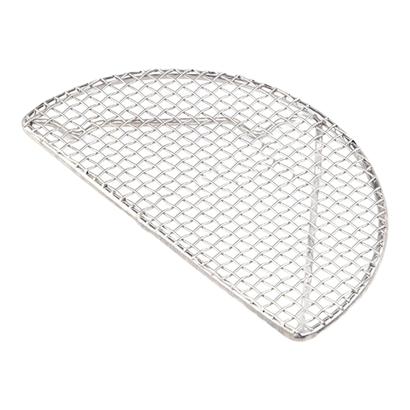 JWDX Peeler Clearance! Outdoor Home Cooking Stainless Steel Barbecue Rectangular Semicircular Multi Shape Multi Size Storage Barbecue Net, Kitchen Peeler Promotion Include Barbecue Grill AS shown