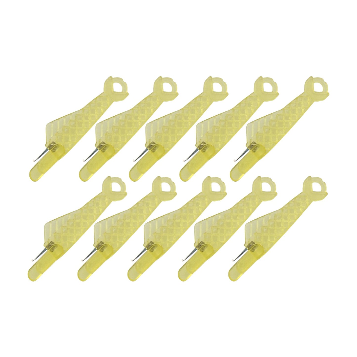 JWDX Needle and Thread Kit! Fish Mouth Sewing Machine Needle Threader 2024 New Automatic Sewing Needle Threader Simple Needle Threader Upgrade Quick Sewing Machine Loop Easy Selfthread Needle Yellow