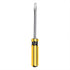 Eewia Screwdriver Clearance! Pvc Handle Screwdriver Metric Single Use Carbon Steel Cross Flat Head Screwdriver B, Hardware Tools Pvc Handle Driver Metric Single Use Steel Flathead Screwdriver black and bright yellow