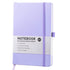 JWDX Notebook Clearance! Simple A5 Notebook Elastic Band Student Diary 96 Sheets, Lined Classic Pocket Notebook Journal Leather Hard Premium Thick Paper with Inner Pocket 3.5 W4-Purple