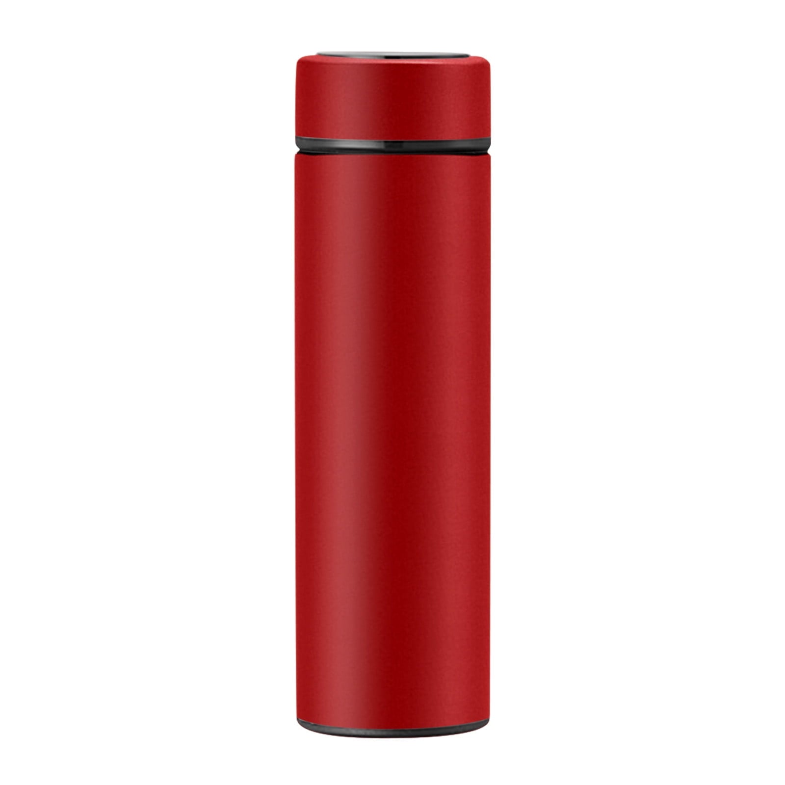 Clearance Back to School Supplies! JWDX Led Smart Touch Screen Temperature Measurement Thermos Cup Boutique Smart Display Series Inner 304 Material + Outer 201 Material 1Pc White Red
