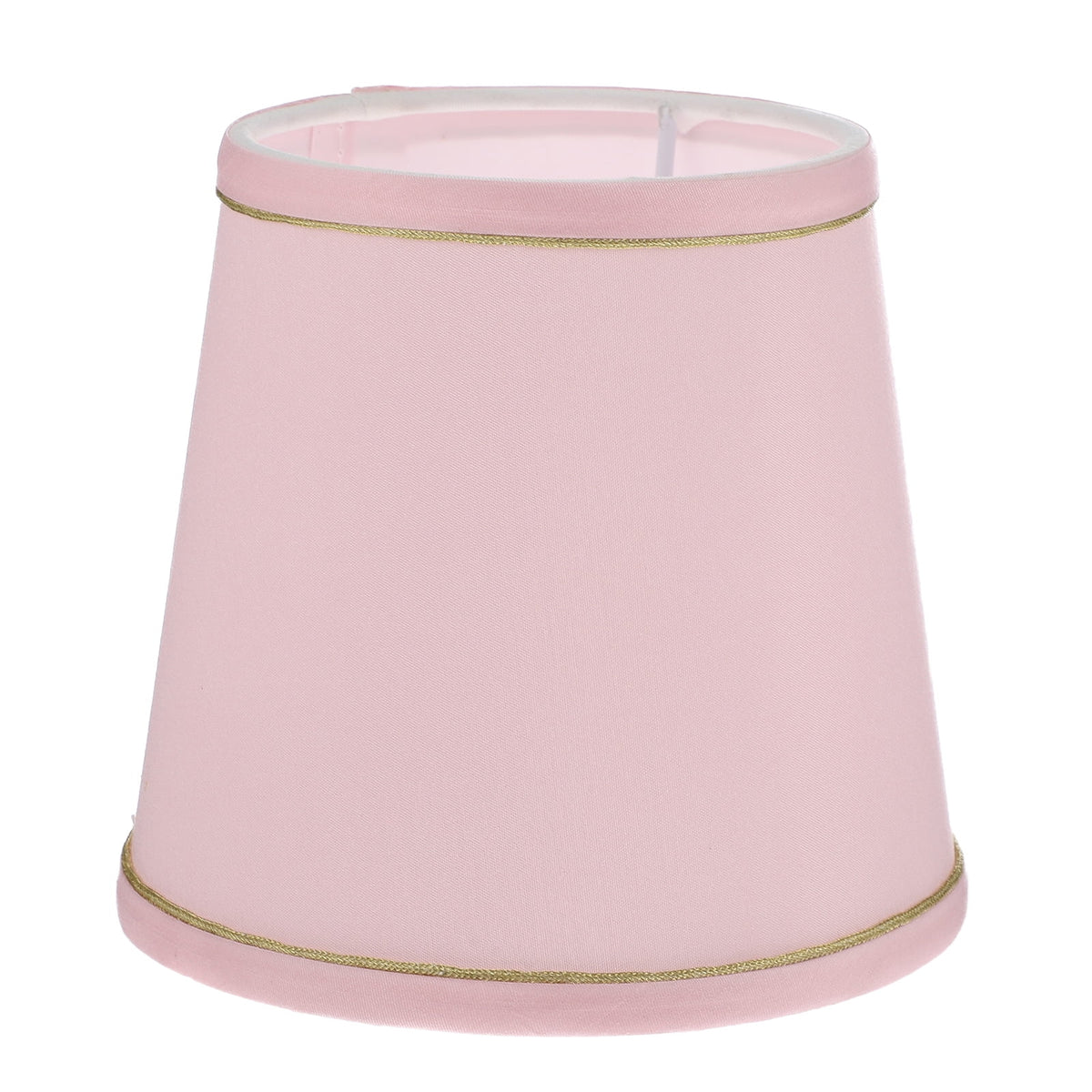 Ortofally Drum Lamp Shade Linen Fabric Lamp Cover Chandelier Lamp Shades for Chandeliers Lights Table Floor Wall Lamps Replacement 17.00X16.00X4.00CM Pink
