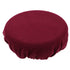 Ortofally Bar Stool Covers Stretchy Round Chair Covers Slipcover Washable Stool Cushion Elastic Bar Chair Covers Grey 27.5X17.5X6CM Dark Red