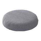 Ortofally Bar Stool Covers Stretchy Round Chair Covers Slipcover Washable Stool Cushion Elastic Bar Chair Covers 2.50X1.50X1.00CM Grey