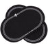 Ortofally 2Pcs Bass Drum Patch Double Drum Pedal Patches Drum Pads Sticker for Drum Percussion Accessories 9.20X4.20X3.90CM Black