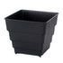 SWETRACE Planter Resin Black For Family 1Pc 4.7X4.4In 12X11.1CM Black