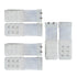 SWETRACE Bra Extension Buckle Polyester 6Pcs 3In Size 4 White