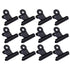 SWETRACE Coating Note Clips Rectangular Document Holding 15Pcs 2In 5*4.7cm Black